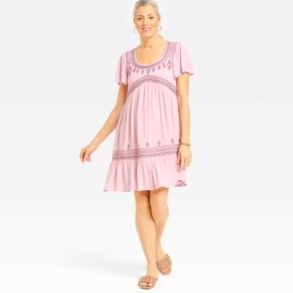 Knox Rose Pink Flowy summer dress